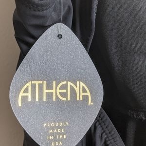 Athena Plus babydoll style Bathingsuit with skirt size 16W Black one piece